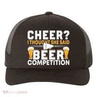 Cheer Dad Cheerleader I Thought She Said Beer Competition Yupoong Adult 5-Panel Trucker Hat thumb 0