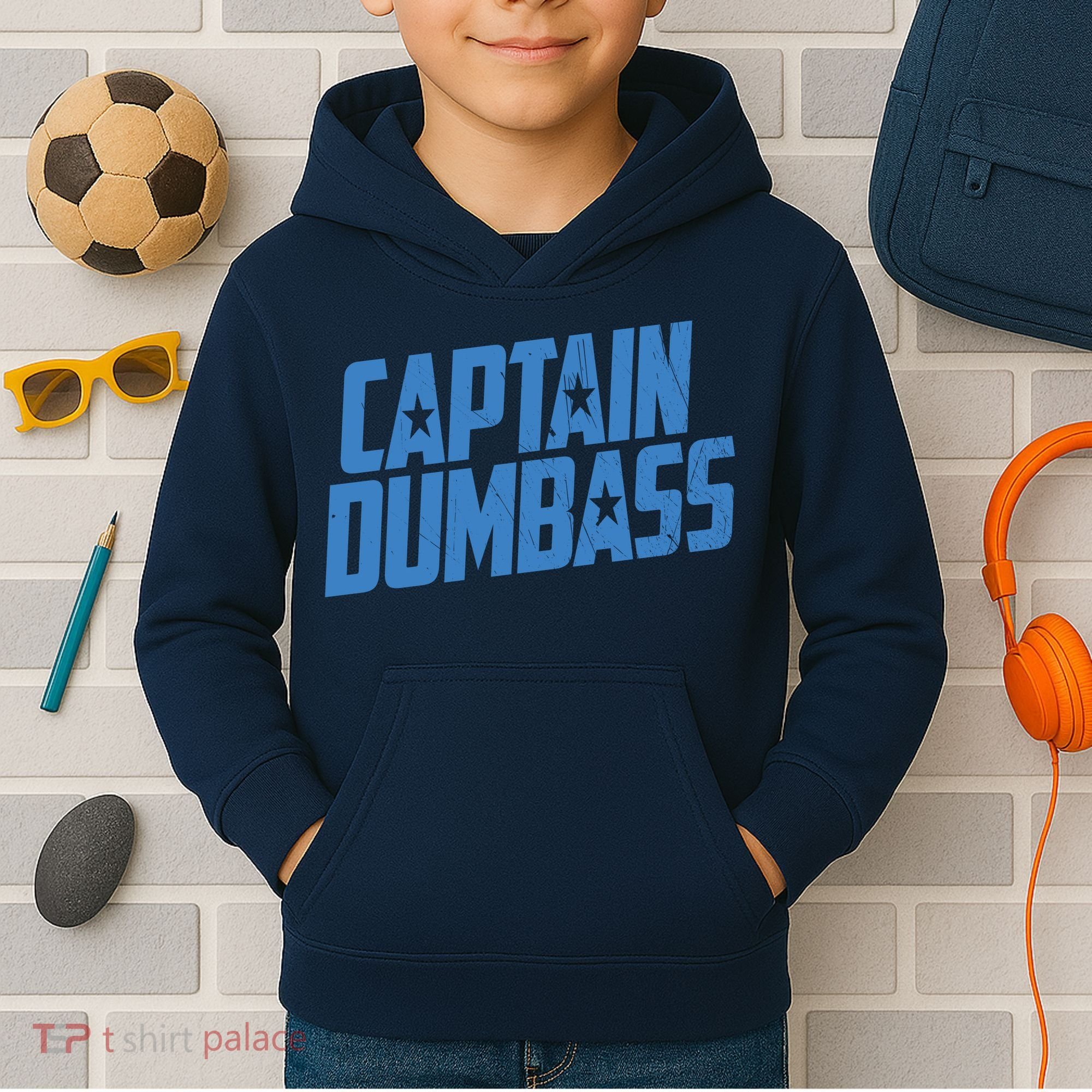 Captain Dumbass Kids Hoodie