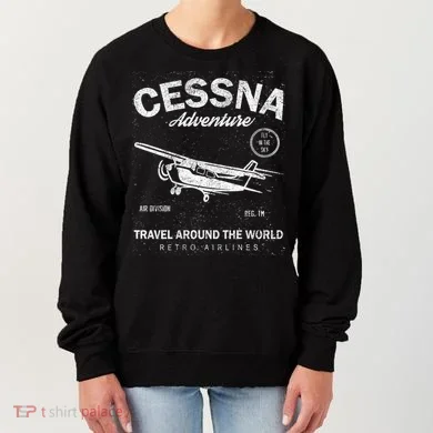Cessna Distressed Women's Sweatshirt
