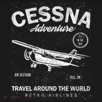 Cessna Distressed Hoodie thumb 2