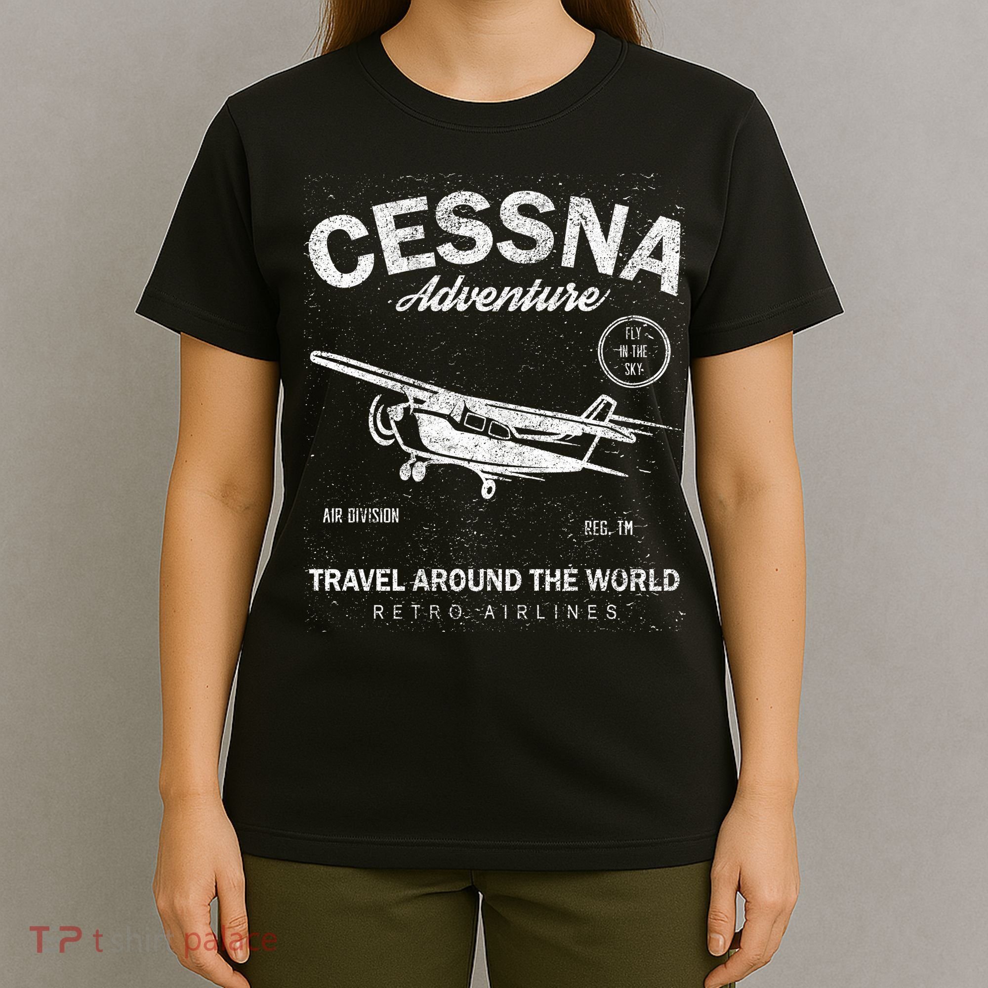 Cessna Distressed T-Shirt