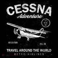 Cessna Distressed Button thumb 1