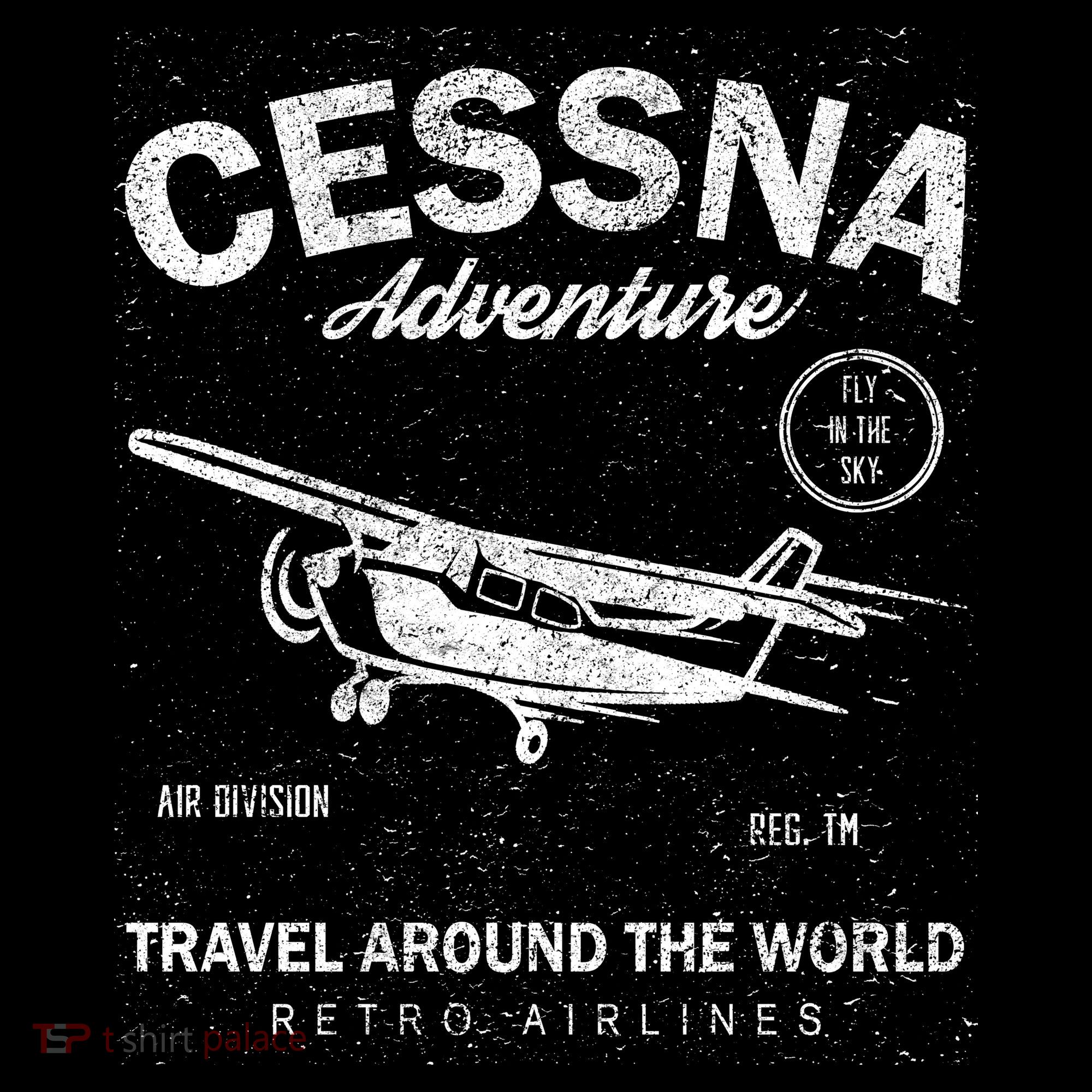 Cessna Distressed Bucket Hat