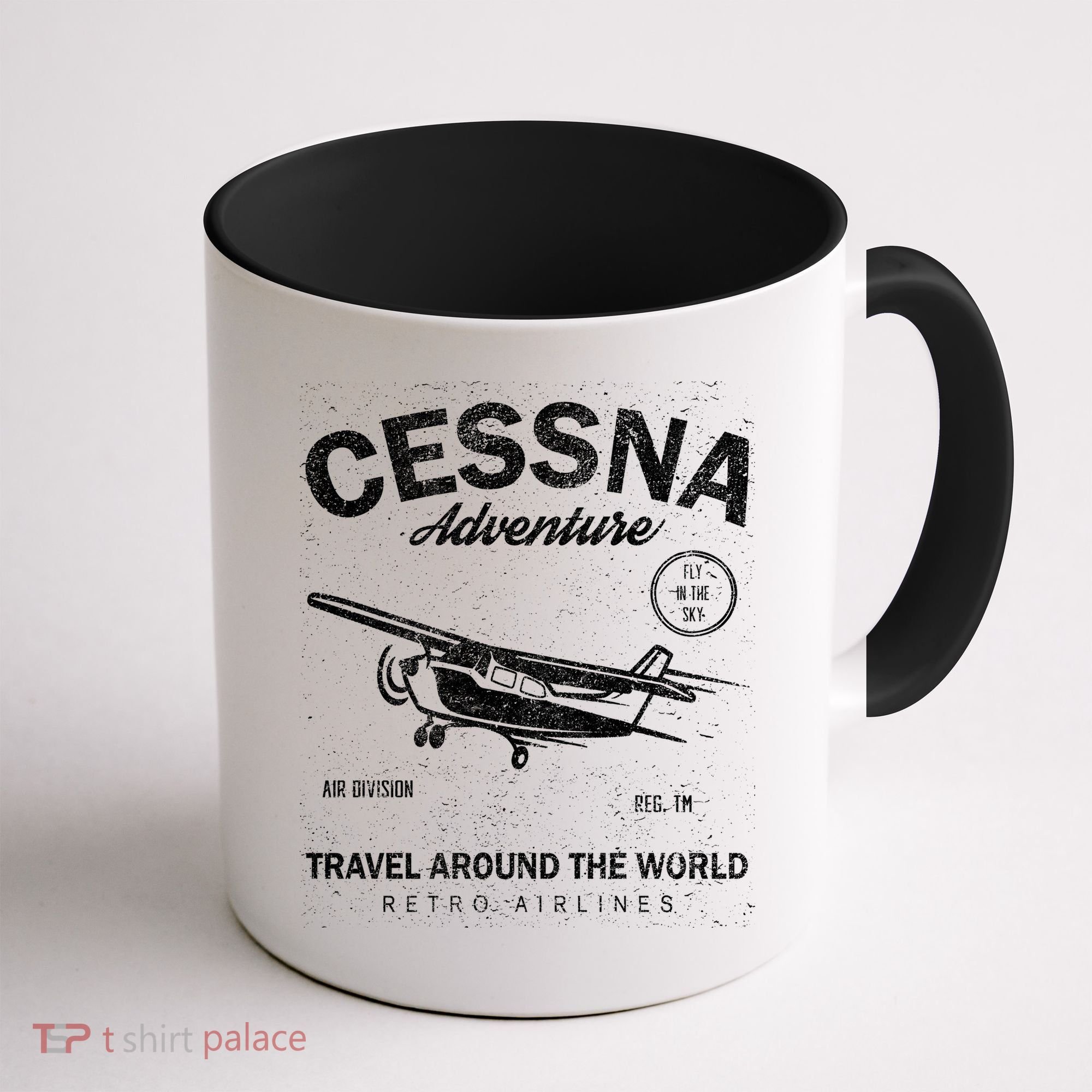 Cessna Distressed Coffee Mug