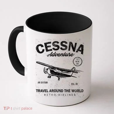 Cessna Distressed Coffee Mug