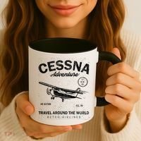 Cessna Distressed Coffee Mug thumb 3