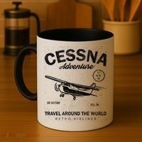 Cessna Distressed Coffee Mug thumb 4