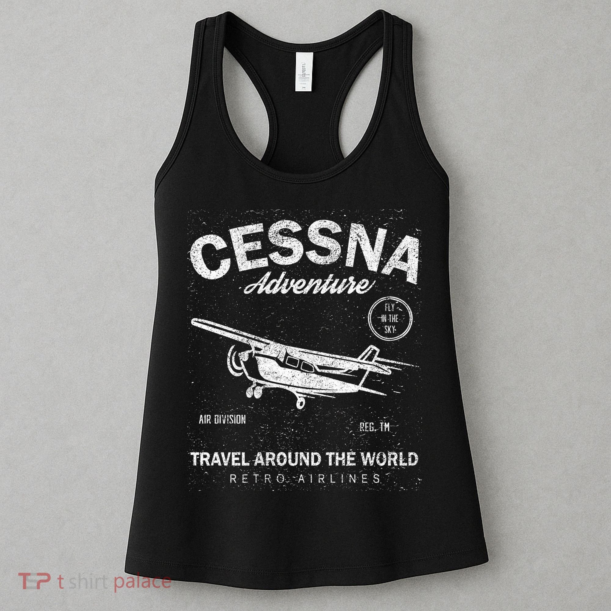 Cessna Distressed Women's Tank Top