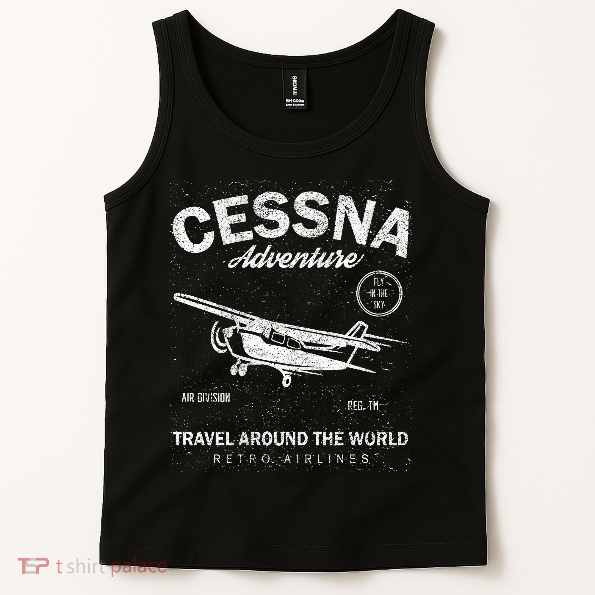 Cessna Distressed Tank Top