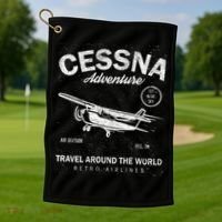 Cessna Distressed Golf Towel thumb 1