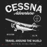 Cessna Distressed Golf Towel thumb 3