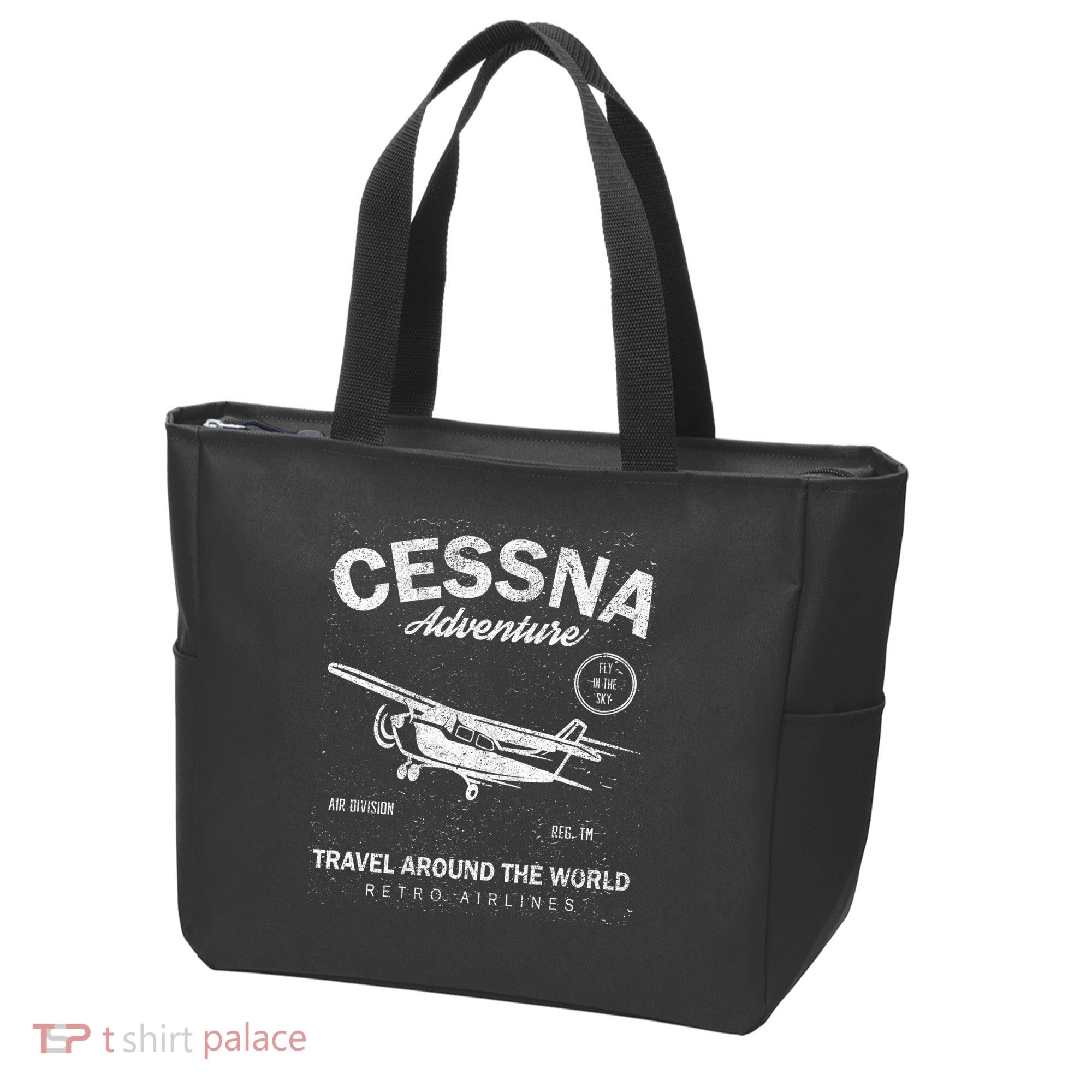 Cessna Distressed Tote Bag