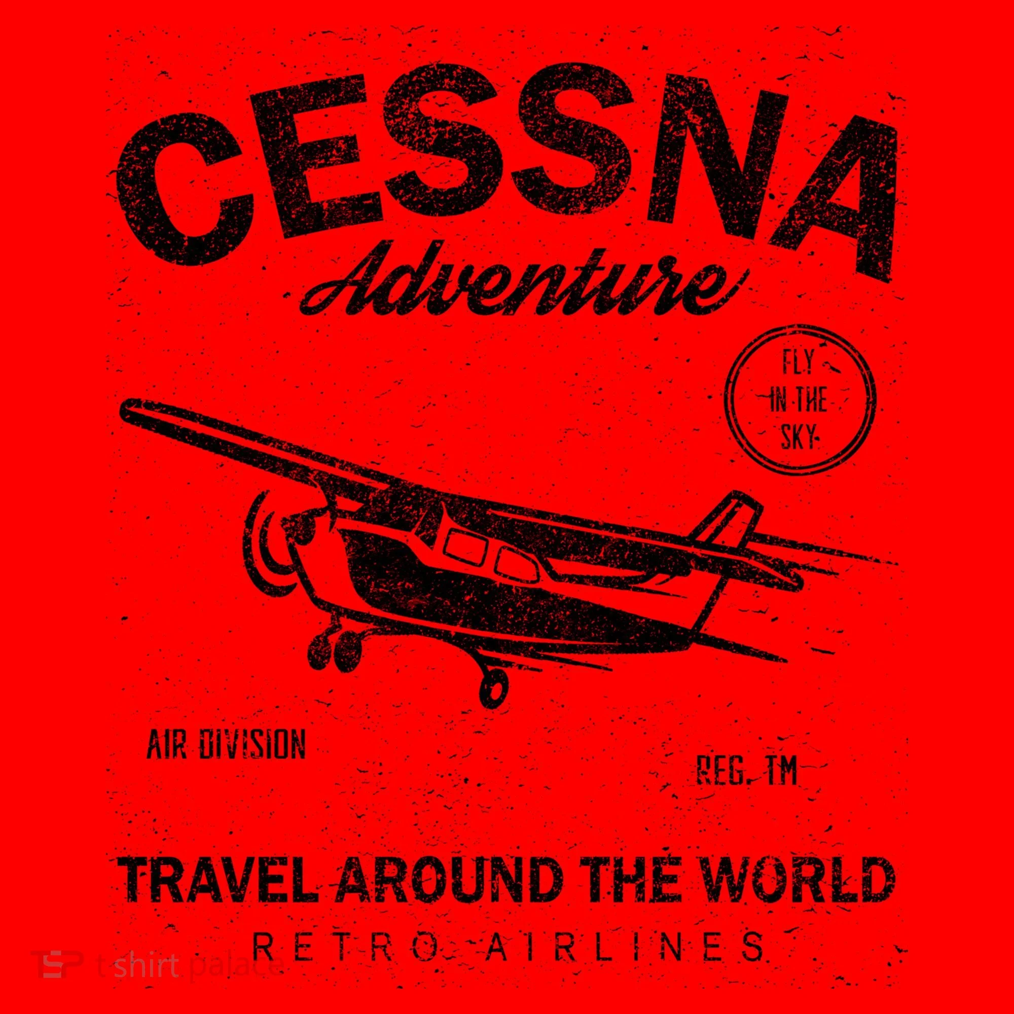 Cessna Distressed Santa Hat