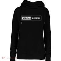 Creative Director Womens Funnel Neck Pullover Hood thumb 0