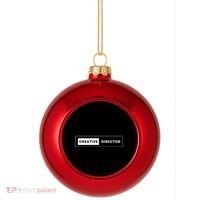 Creative Director Plastic Christmas Ball Ornament thumb 0