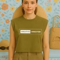 Creative Director Garment-Dyed Women's Muscle Tee thumb 4