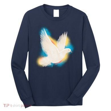 Colorful Dove Long Sleeve Shirt