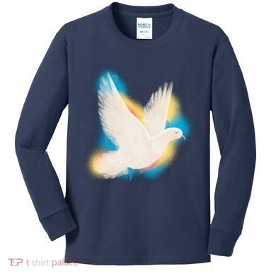 Colorful Dove Kids Long Sleeve Shirt