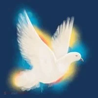 Colorful Dove Kids T-Shirt thumb 4
