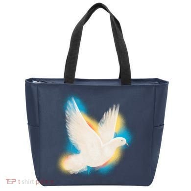 Colorful Dove Tote Bag