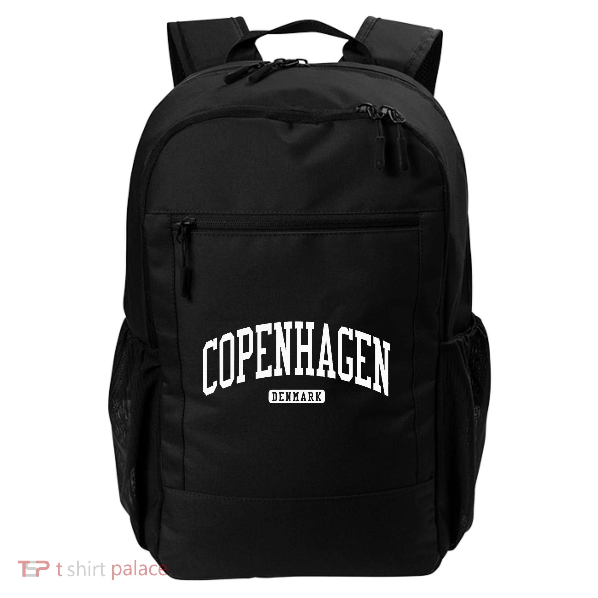 Copenhagen Denmark College University Style Backpack