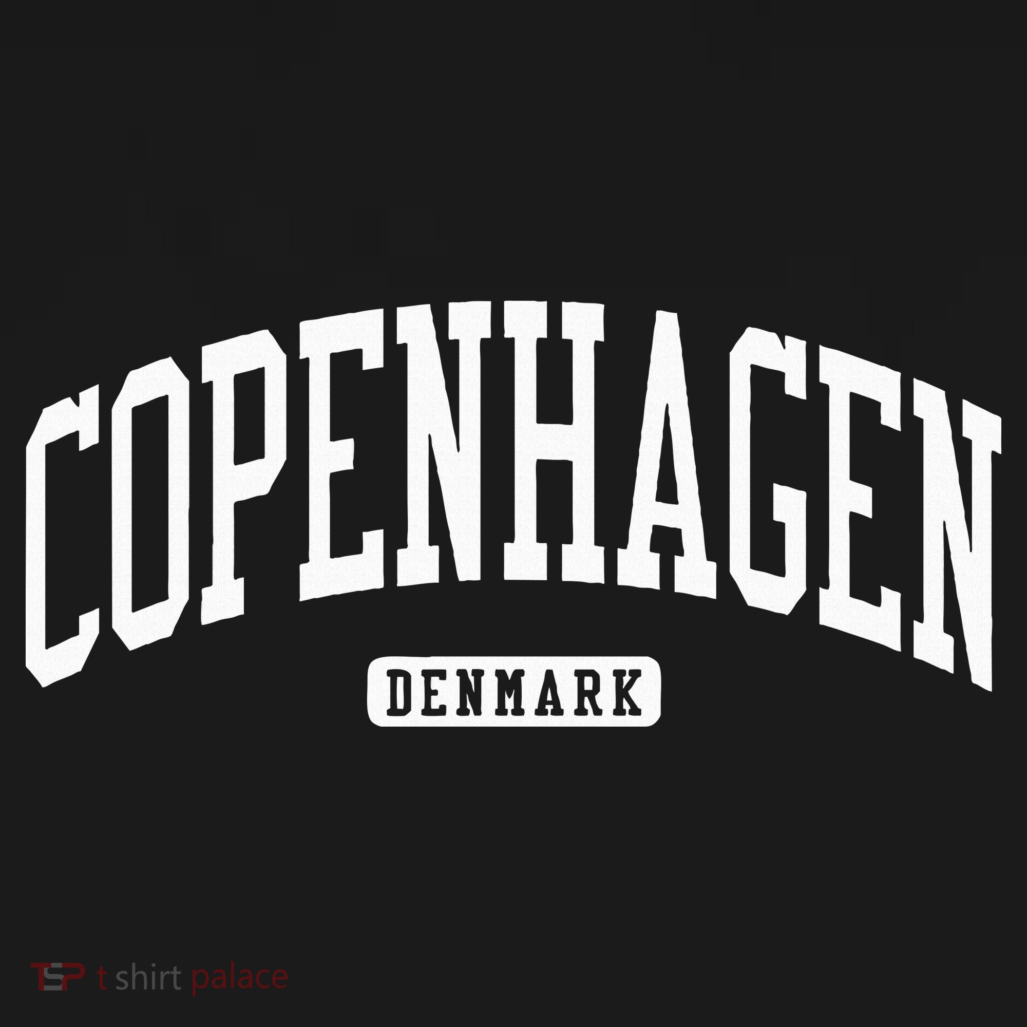 Copenhagen Denmark College University Style Pajama Set