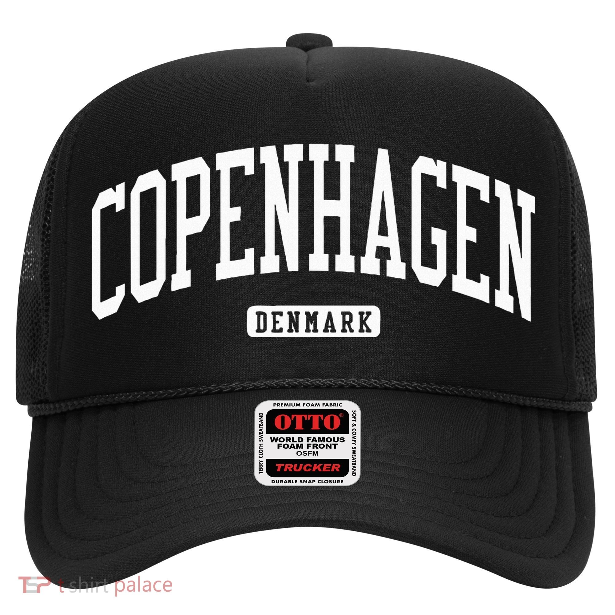Copenhagen Denmark College University Style Hat