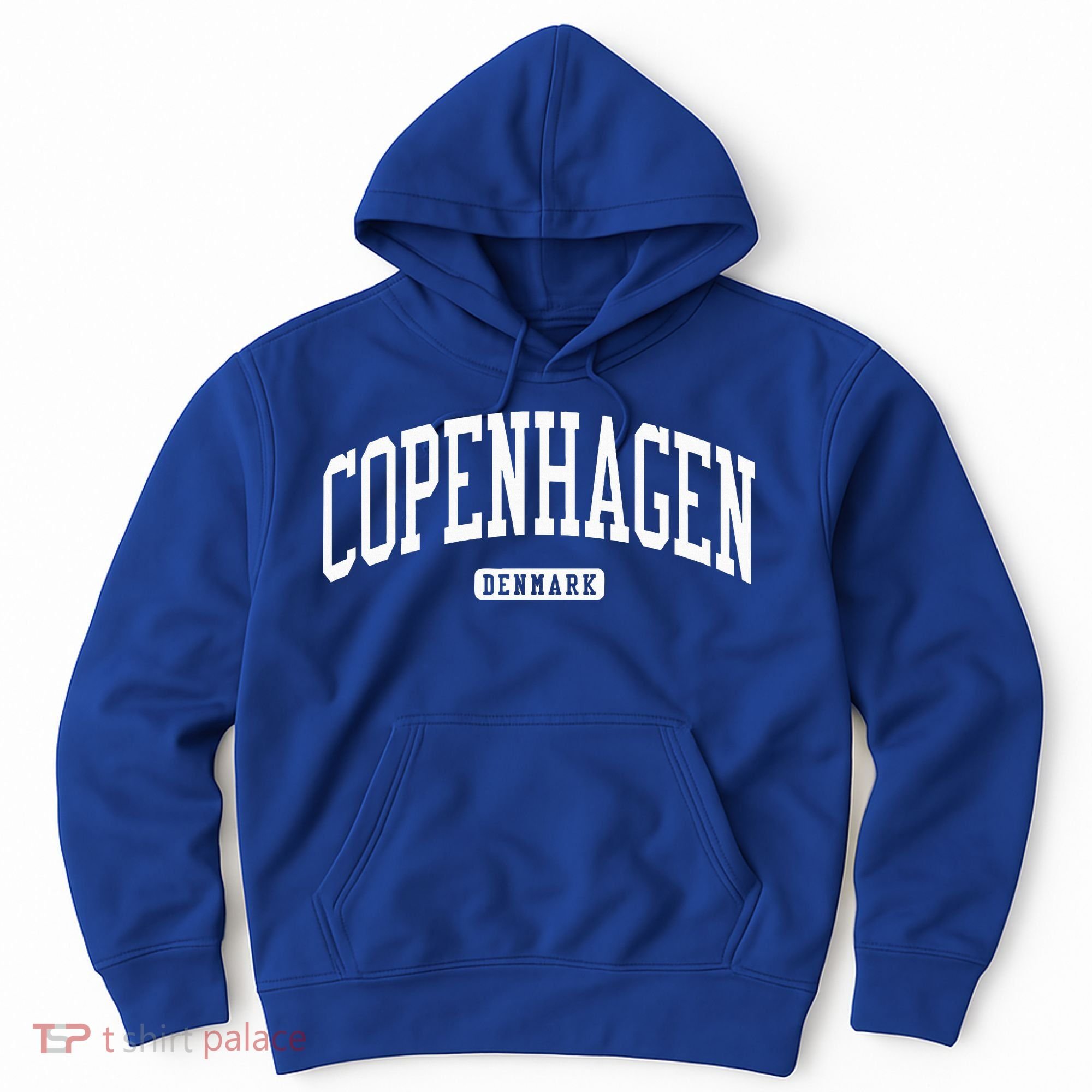 Copenhagen Denmark College University Style Hoodie