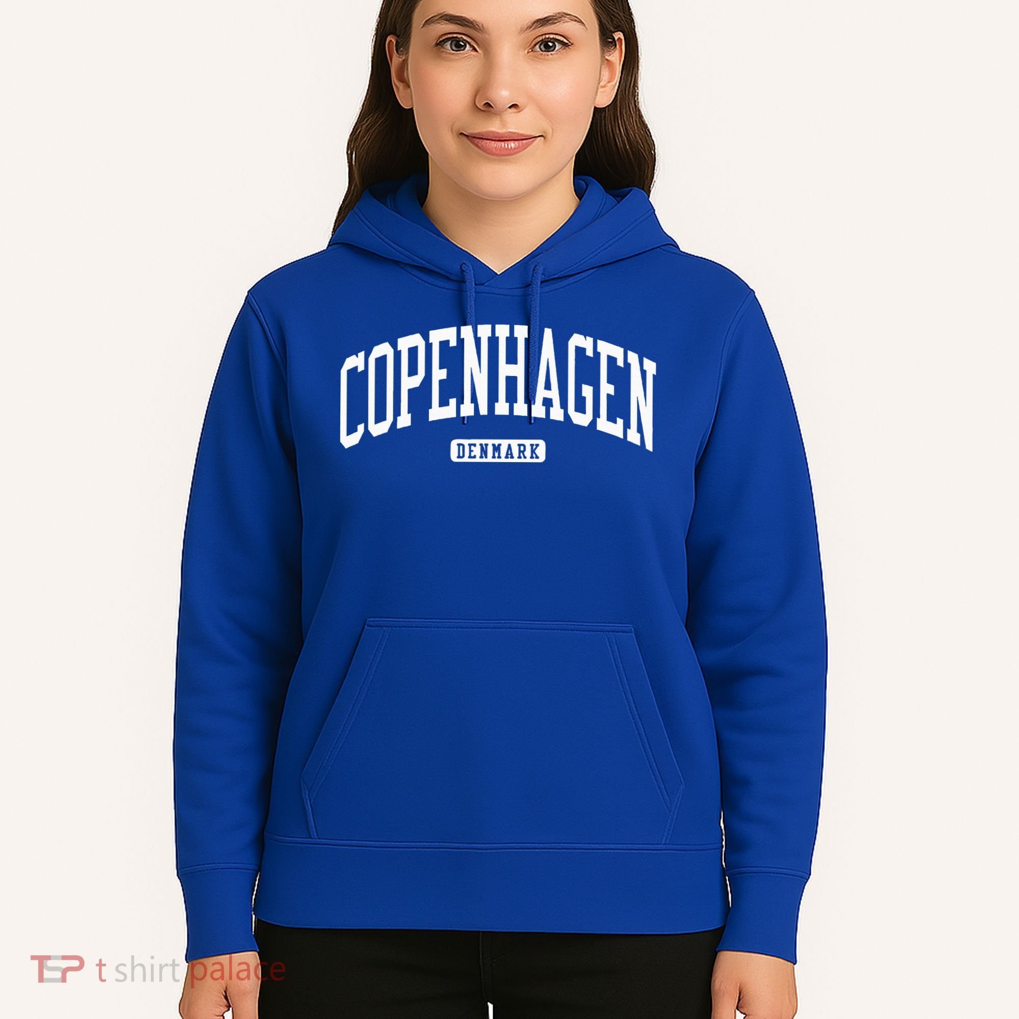Copenhagen Denmark College University Style Hoodie