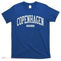 Copenhagen Denmark College University Style T-Shirt thumb 0