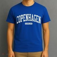 Copenhagen Denmark College University Style T-Shirt thumb 3