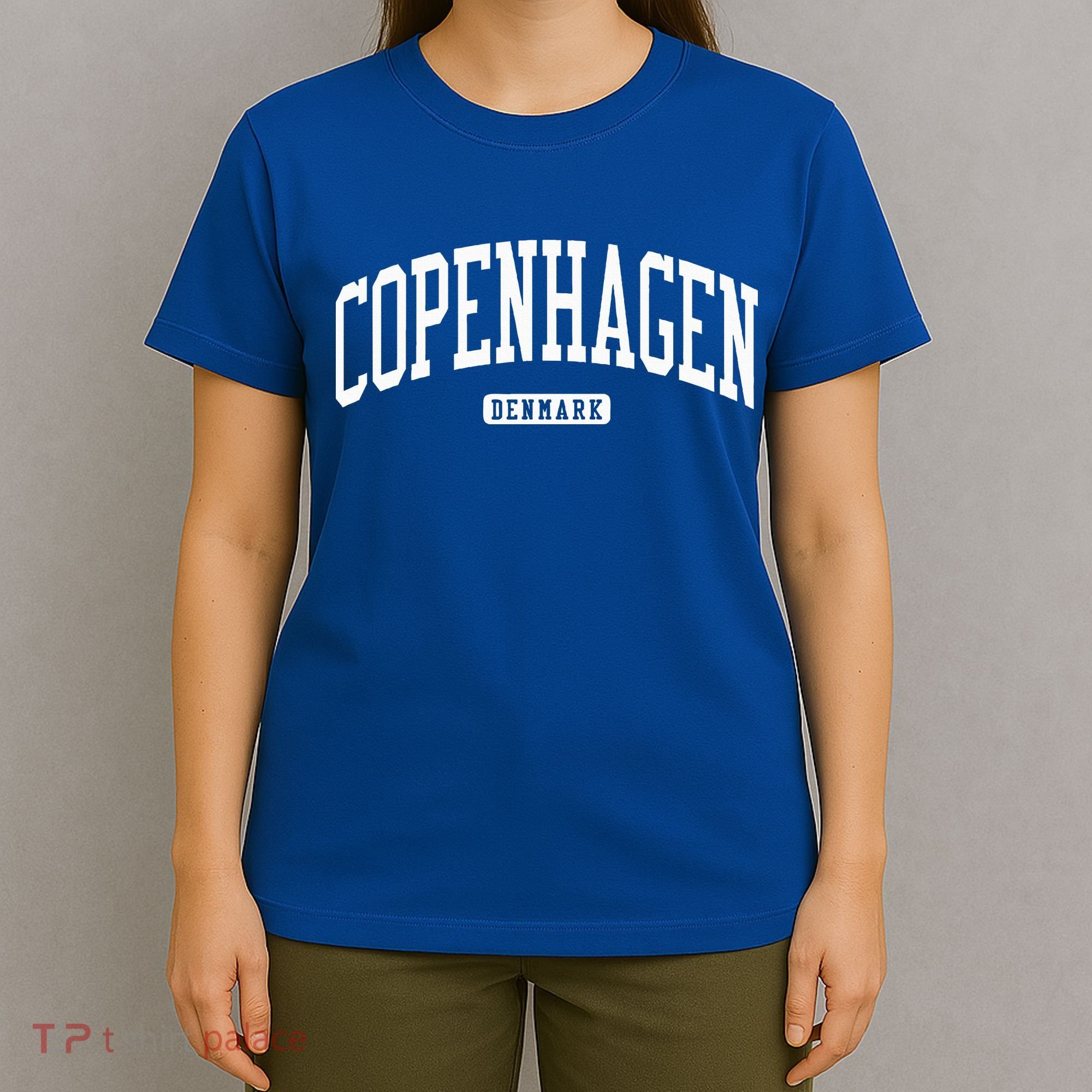 Copenhagen Denmark College University Style T-Shirt