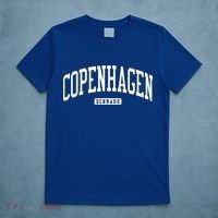Copenhagen Denmark College University Style T-Shirt thumb 5
