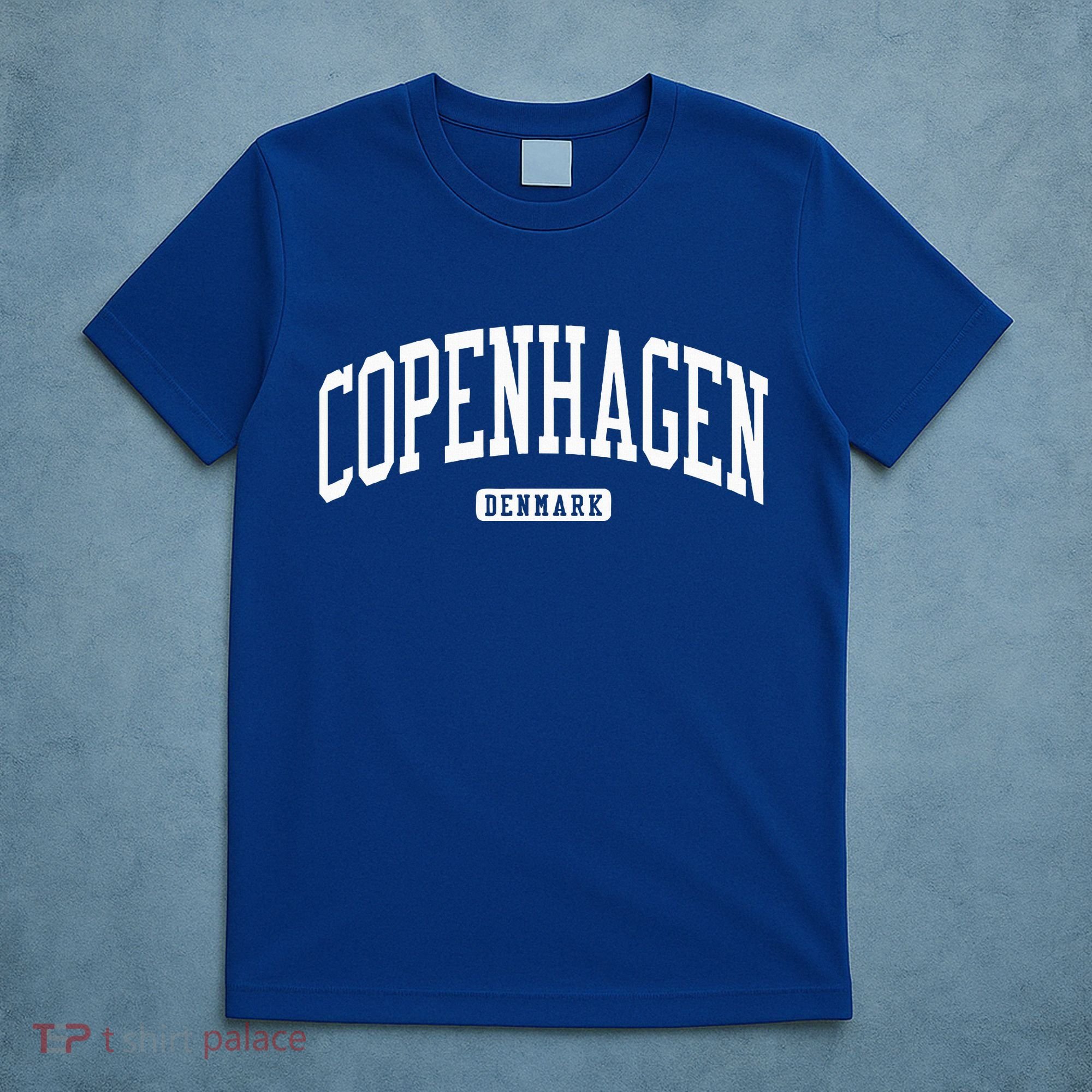 Copenhagen Denmark College University Style T-Shirt