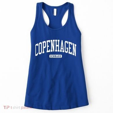 Copenhagen Denmark College University Style Women's Tank Top