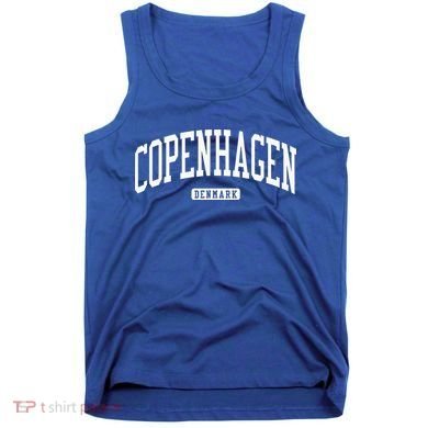 Copenhagen Denmark College University Style Tank Top