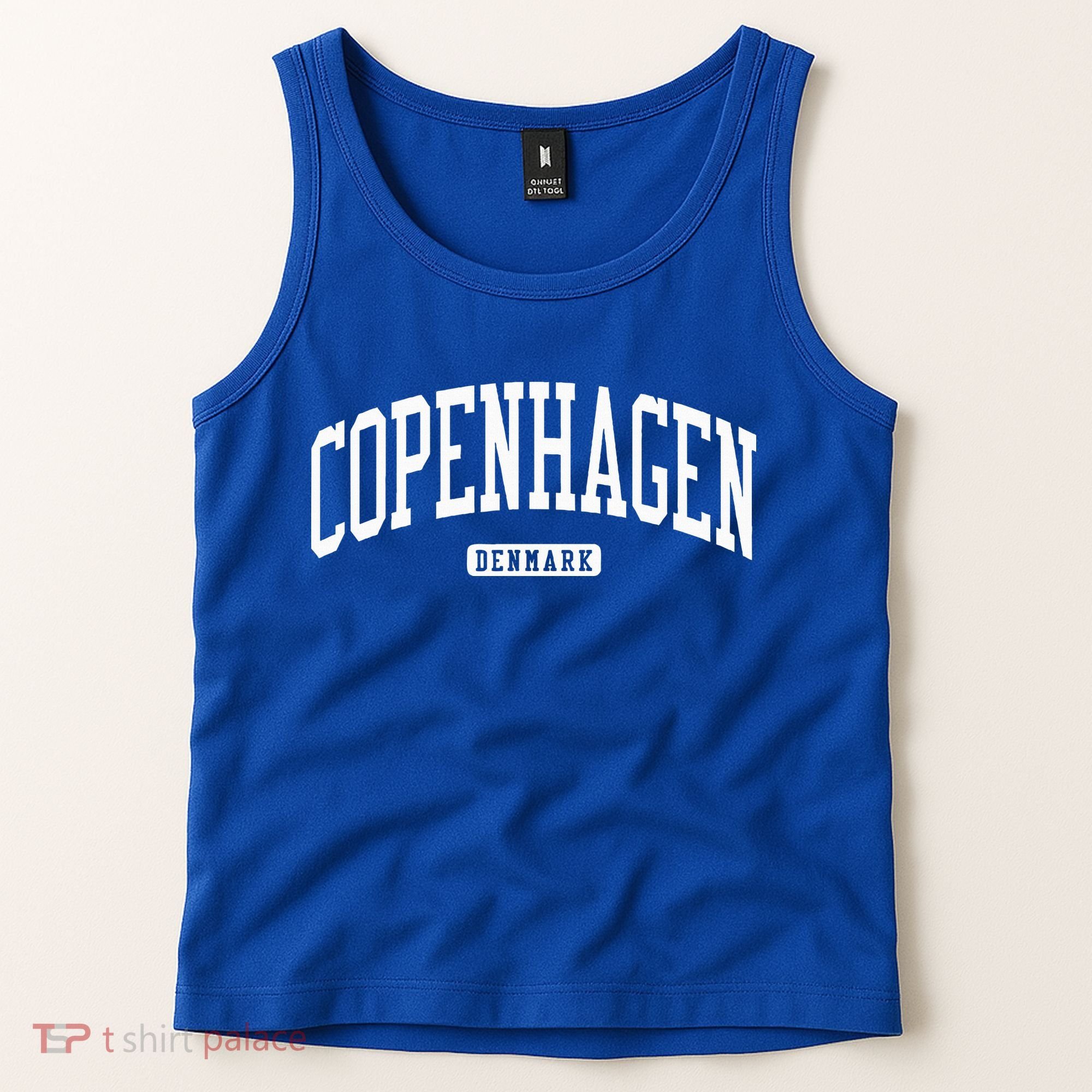 Copenhagen Denmark College University Style Tank Top