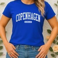 Copenhagen Denmark College University Style Women's T-Shirt thumb 2
