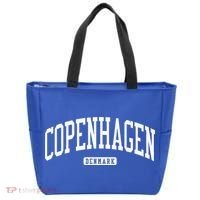 Copenhagen Denmark College University Style Tote Bag thumb 0