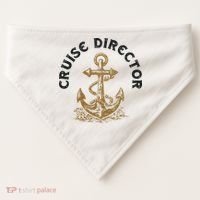 Cruise Director Cruising Cruise Ship USA-Made Doggie Bandana thumb 0