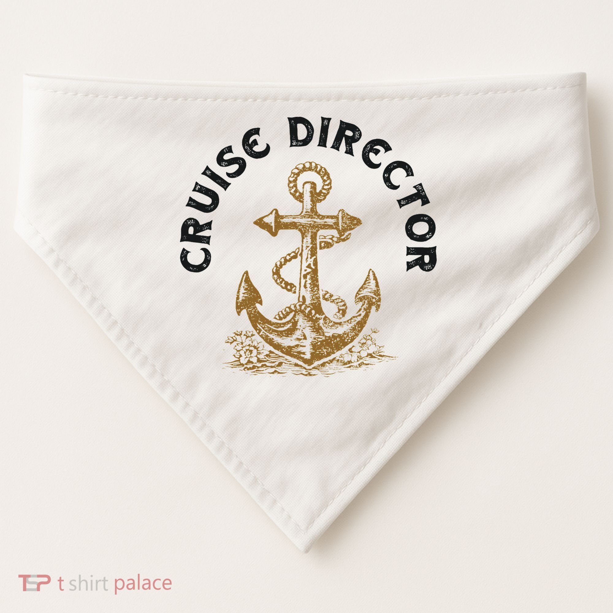 Cruise Director Cruising Cruise Ship USA-Made Doggie Bandana