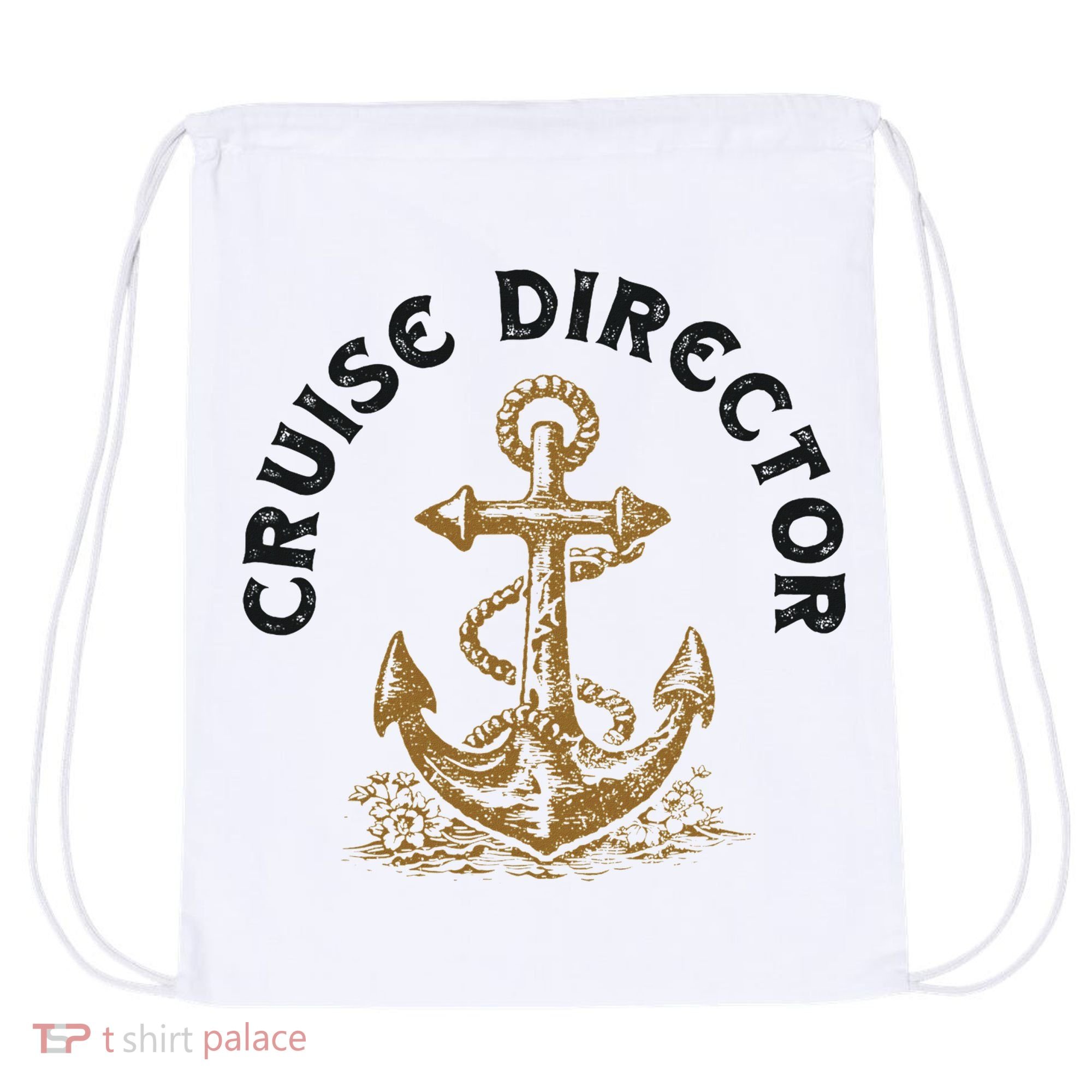 Cruise Director Cruising Cruise Ship Drawstring Bag