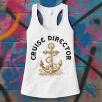 Cruise Director Cruising Cruise Ship Women's Tank Top thumb 3