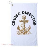 Cruise Director Cruising Cruise Ship Golf Towel thumb 0