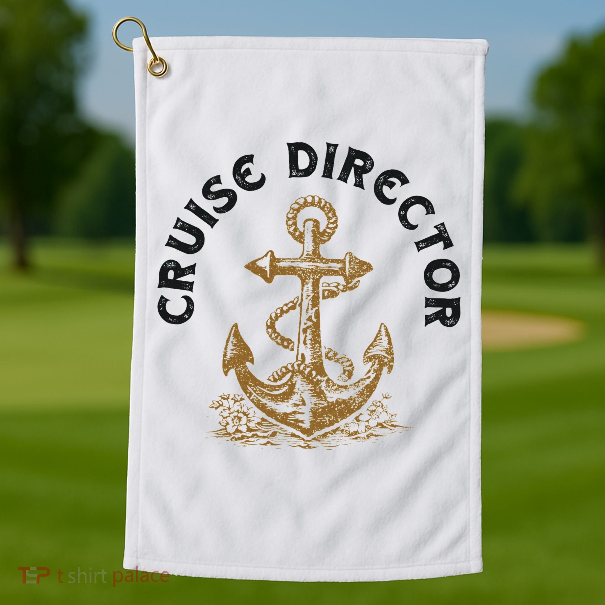 Cruise Director Cruising Cruise Ship Golf Towel