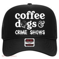 Coffee Dogs Crime Shows Funny Coffee Dog Lovers Hat thumb 0
