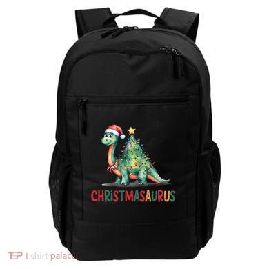 Chrismasaurus Dinosaur Christmas Tree Cute Backpack