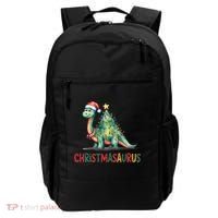 Chrismasaurus Dinosaur Christmas Tree Cute Backpack thumb 0