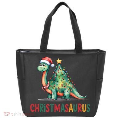 Chrismasaurus Dinosaur Christmas Tree Cute Tote Bag