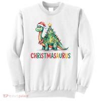 Chrismasaurus Dinosaur Christmas Tree Cute Sweatshirt thumb 0